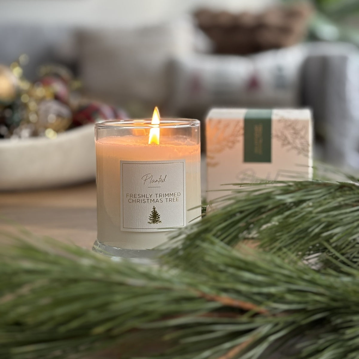 Freshly Trimmed Christmas Tree Candle