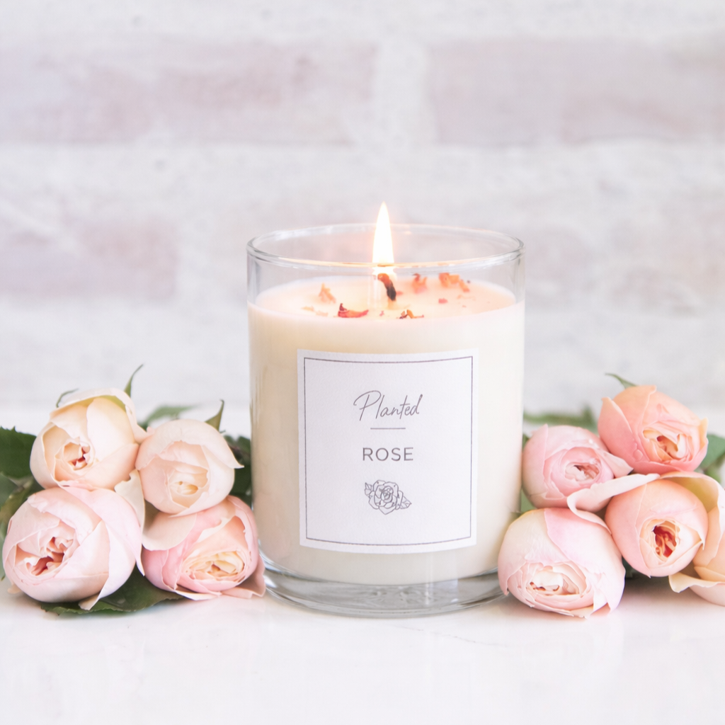 Relaxing Rose Candle