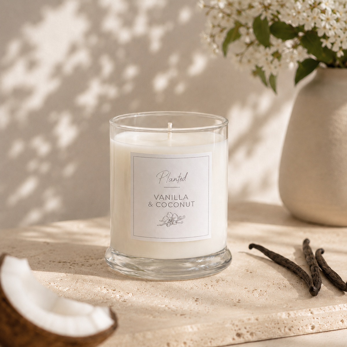 Warm Vanilla & Coconut Candle