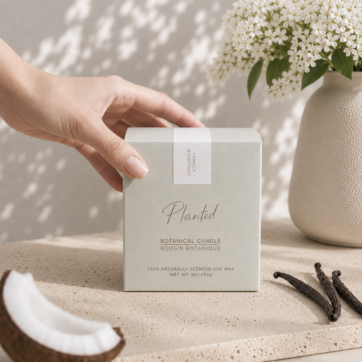 Warm Vanilla & Coconut Candle