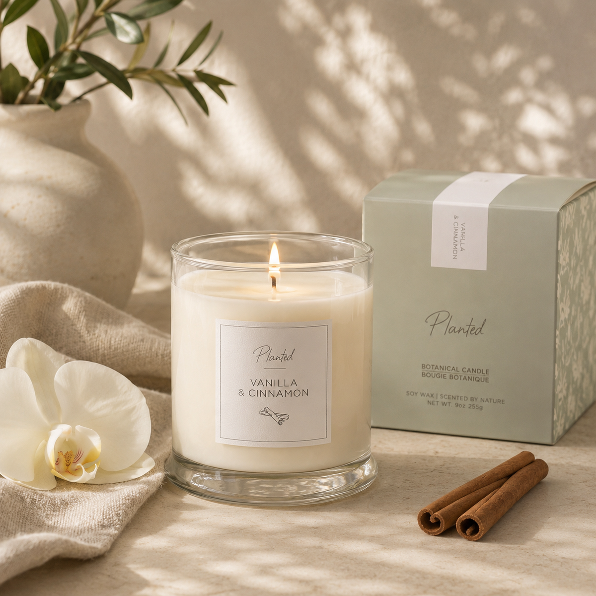 Vanilla & Cinnamon Candle