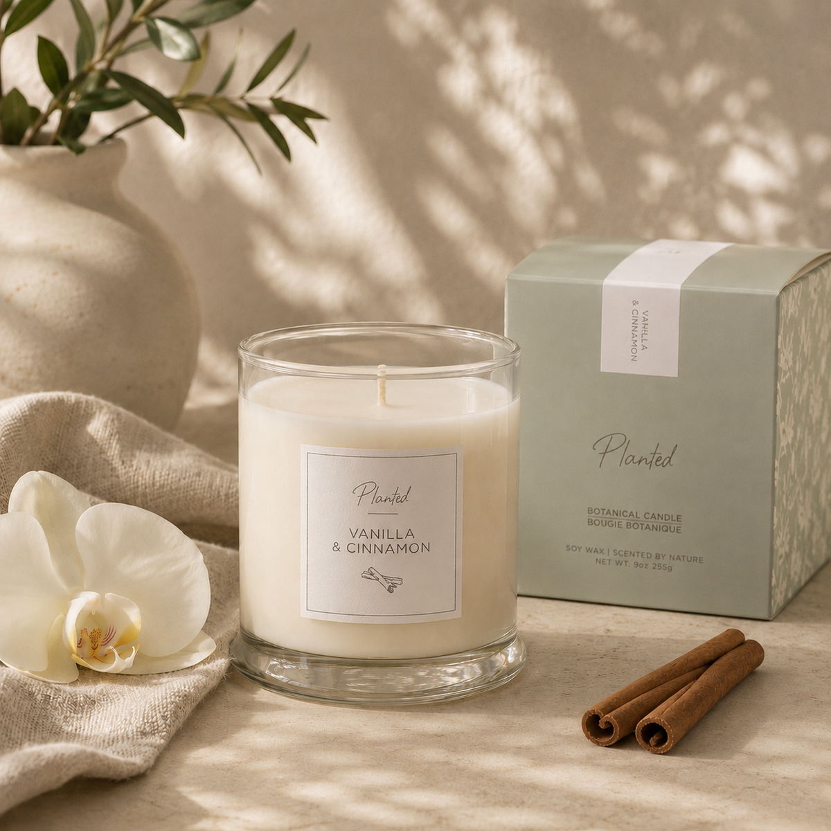 Vanilla & Cinnamon Candle