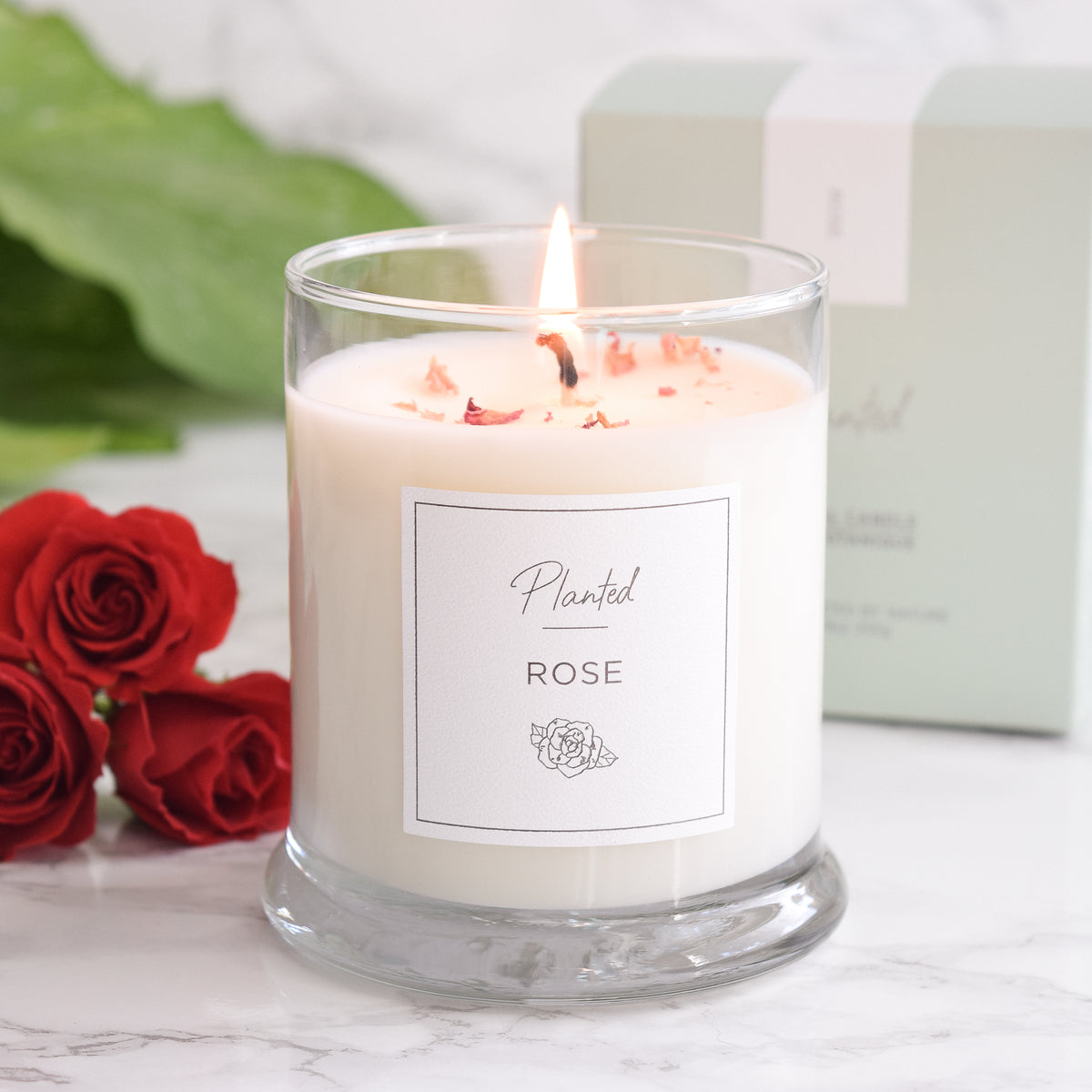 Relaxing Rose Candle