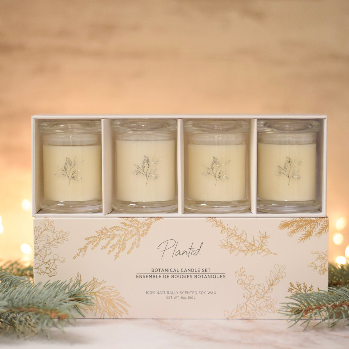 Petite Holiday Candle Quartet