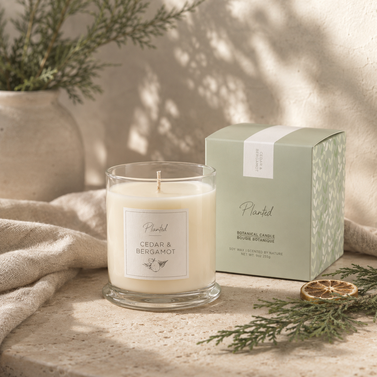 Cedar & Bergamot Candle