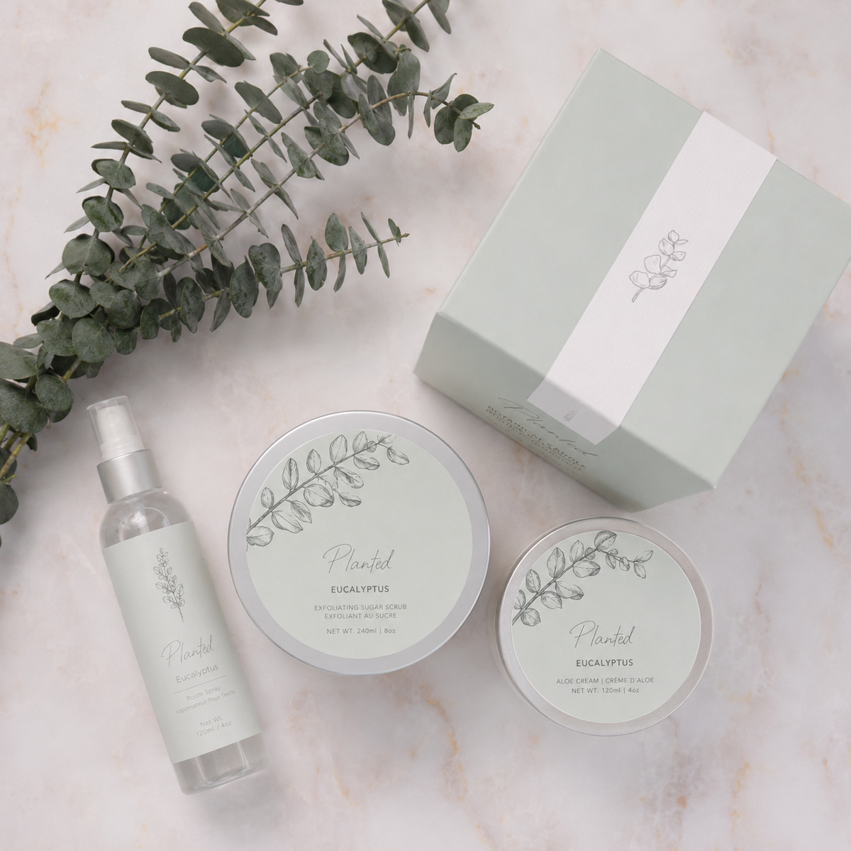 Eucalyptus Spa Set