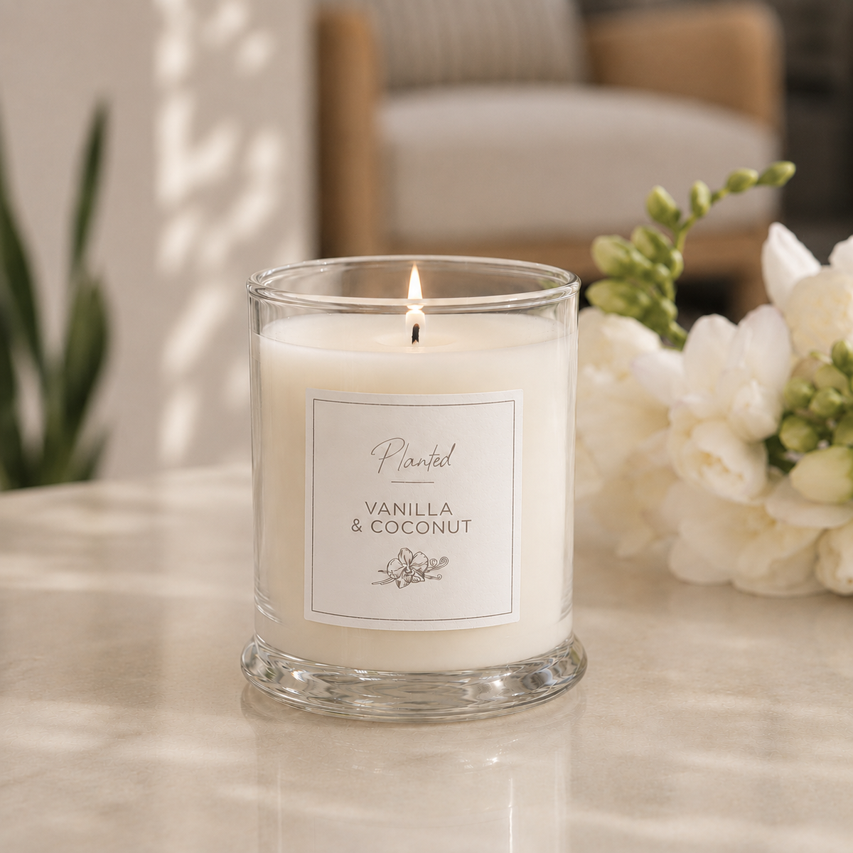 Warm Vanilla & Coconut Candle