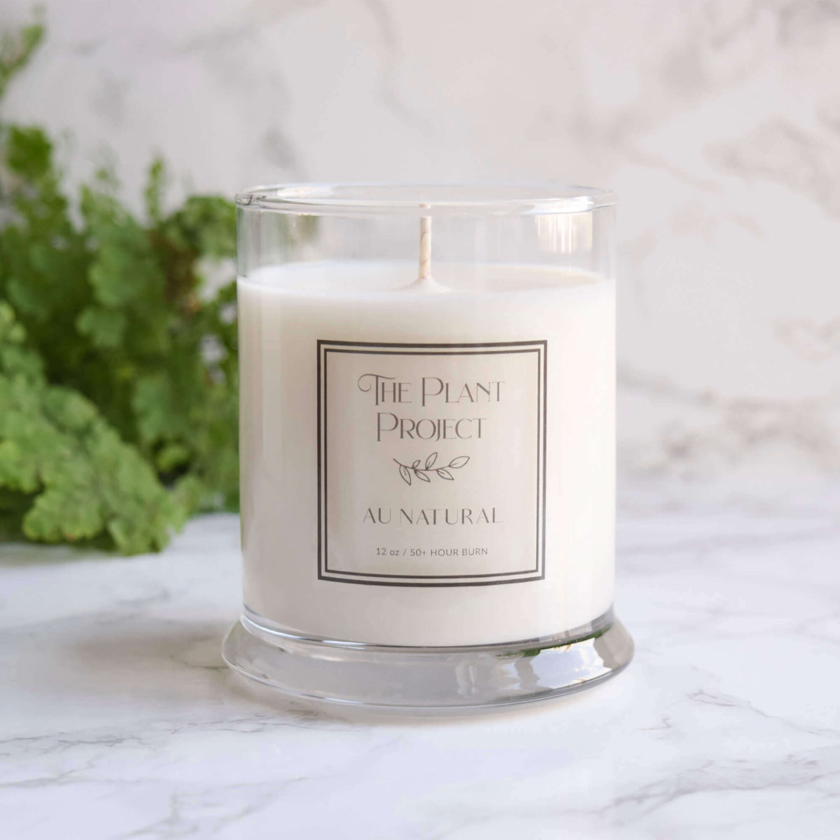 Au Natural Unscented Candle