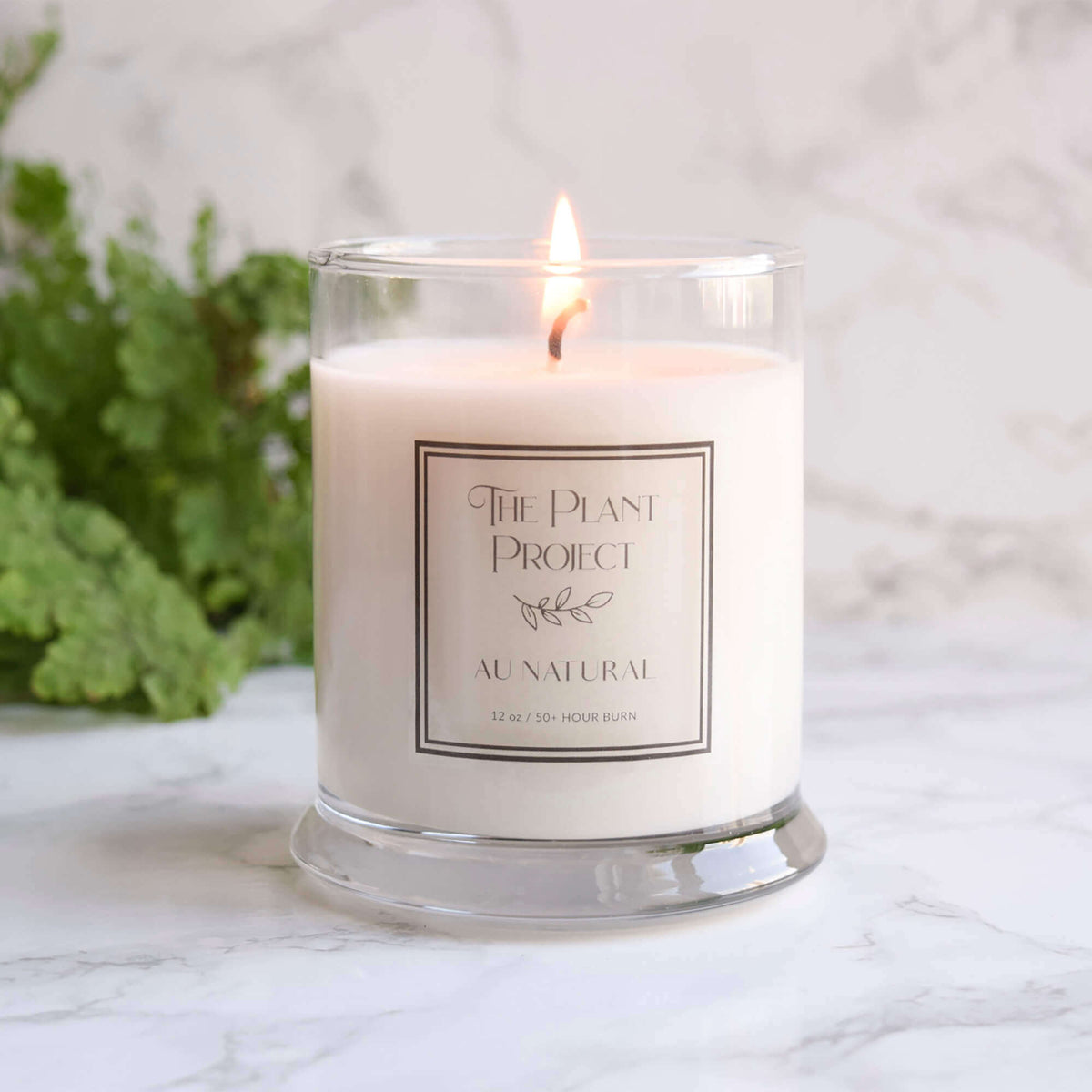 Au Natural Unscented Candle