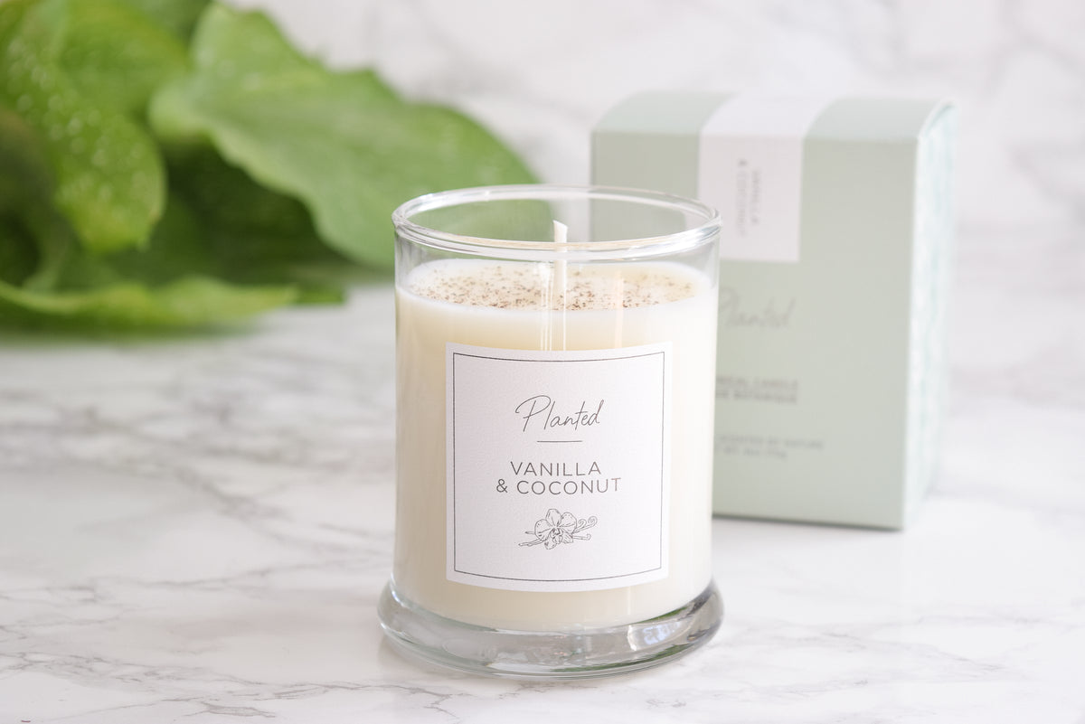 Warm Vanilla &amp; Coconut Candle